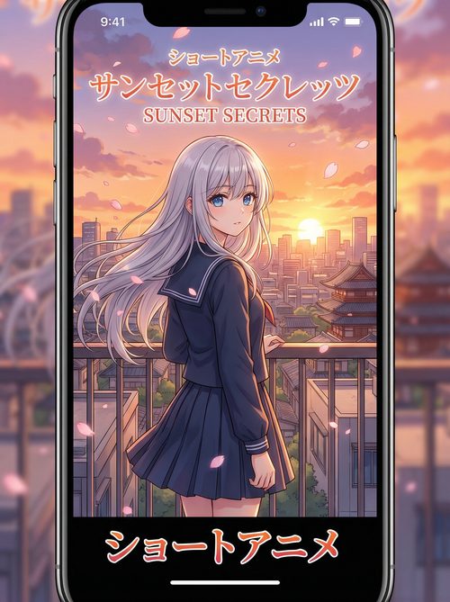 抖音风动漫-黄昏少女的秘密